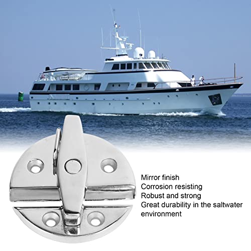 Boot Twist Latch, Rotary Knob Catch Latch Round Boat Twist Latch Mirror Finish Marine Grade Roestvrij staal Marine Twist Latch Marine Hardware Accessoires 4