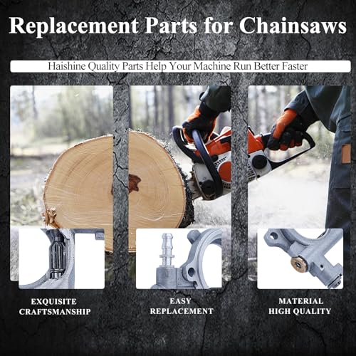 Oliepompkit voor Stihl 024 AV MS 240 MS 260 Series Chainsaw Vervanging voor 1210071043 Oliepomp met eindloze schroeven Hoge kwaliteit onderdelen set 4