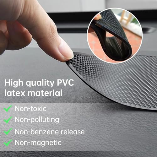 Antislipmat voor autodashboard en mobiele telefoon - PVC, milieuvriendelijk materiaal - 1 stuk 3