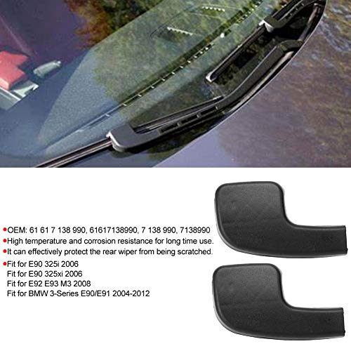 Wiper Blade Arm Cover, Car Windschild Wiper Arm Cover Black Fit voor 3 Series E90 E92 E93 M3 325i 328i 330i 335i 61617138990
