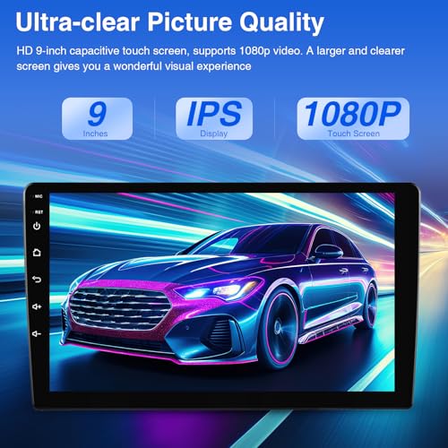 2G + 32G Android 13 autoradio voor Mercedes Benz A/B/V klasse B200 W245 W169 W639 W906 Sprinter met Carplay Android Car 9 inch scherm met Bluetooth spiegel Link WiFi GPS SWC FM/RDS Radio 4