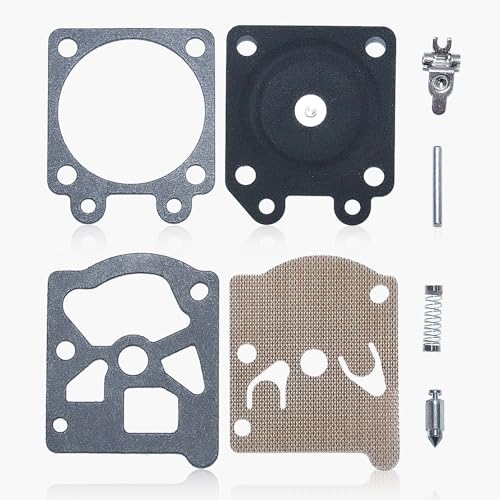 2Sets Carburator Reparatie Carb Diafragm Kit voor Partner 350 351 370 371 420 Kettingzaag Walbro 33-29 Vervangingsonderdelen