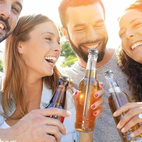 Bierkoeler Stick 2 stuks Bierkoeler Sticks voor flessen, unieke biergeschenken voor mannen en vriendjes voor Kerstmis, Nieuwjaar, Thanksgiving, Vaderdag, Valentijnsdag, Verjaardag 4