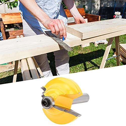 Bonding Milling Cutter 8mm Shank, Router Router Dubbel Roman Ogee Milling Cutter Houtbewerking Molen Cutter Classic Linear Decoratieve Messen (8 x 38.1mm)