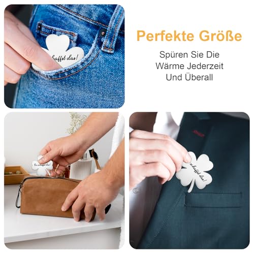 Du Schaffst Das Glücksbrenger, Four Clover Lucky Charm, Exam Party, Lucky Charm, Operatie, Cadeaus, exameninhoud, Succes, Zorgende Geschenk voor Familie, Vriend, Wereld Kinderdag 3