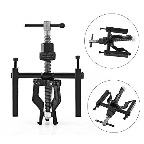 3 Jaw Universial Bearing Puller Gear Extractor, Carbon Steel 3-Jaw Pilot Inner Bearing Puller Tool Kit Heavy Duty Automotive Manual Machine Extractor Handgereedschappen 4