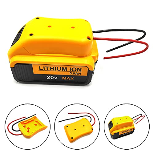 Voor Power Wheels batterijadapter voor 20V Max batterij 18V batterijadapter dock voedingsconnector 12 gauge robotica 4
