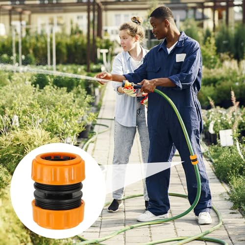 1" Slang Reparatie Connector Extender, 3 stuks Plastic Tuin slang Reparatie Waterslang Connectoren Leakproof Design, Marigold 4