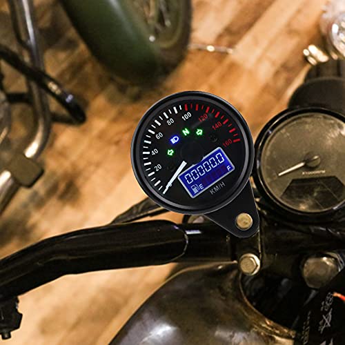 Universele motor digitale LCD-snelheidsmeter motortachometer snelheidsmeter 160kMH DC12V 5