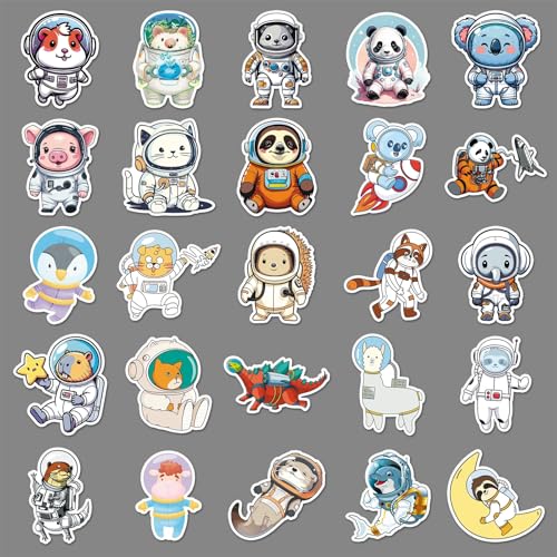 NASA Space Stickers voor tieners en volwassenen, 50 stuks, Science Fiction Universe, Vinyl Sticker Set, Auto, Motorfiets, Fiets, Skateboard, Snowboard, Bagage, Laptop, Koffer, Helm, Motorfiets 4