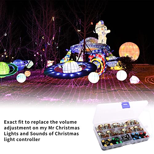 Potentiometerset, lineaire potentiometerset, lineaire potentiometer (B5K B10K B20K B50K B100K) roterende potentiometer 6-pins variabele weerstanden, dual taper audio B, type 4