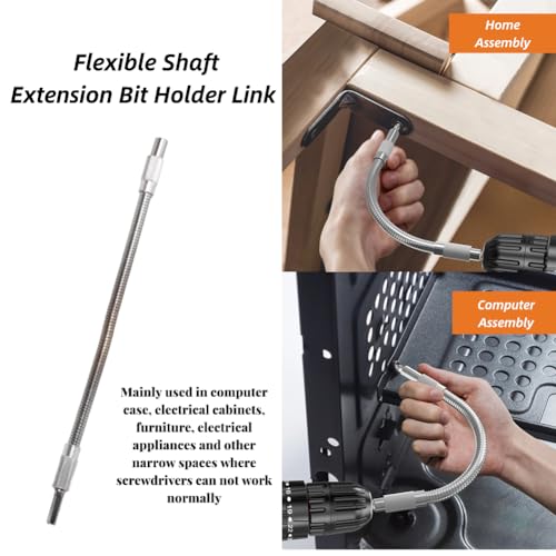 Universal Metal Universal Flexible Shaft Bit Connecting Rod Metal Shaft (300MM Accessoires voor Power Tools)
