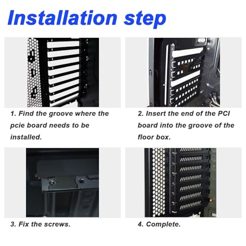 PCI Lock Covers, PCI Hard Steel Lock Cover, Stoffilterhouder, Computer Behuizing Uitbreiding Blanco plaat met Schroevendraaier, Schroevendraaier Schroeven (20 PCS) 4
