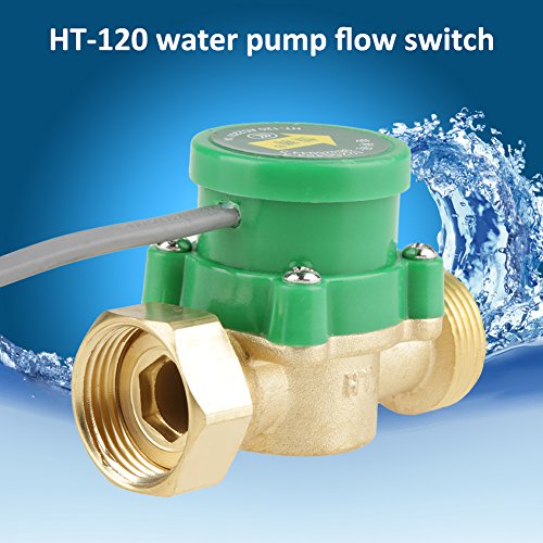 HT-120 AC220V 1A Filetto Pompa Acqua Interruttore Sensore di flusso volgens Doccia Scaldacqua (G3/4 "-3/4") 4