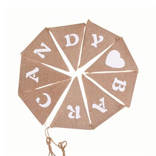 Candy Bar Bunting Banner en Garland voor bruiloft, feest 3