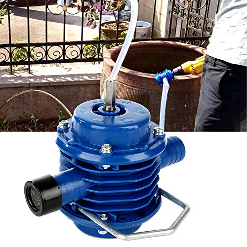 Boorpomp J137 Hand elektrische boorpomp voor waterbatterij Boorwaterpomp Boorwaterpomp Mini Zelf-Priming Hand Boorpomp voor thuis en tuin 3