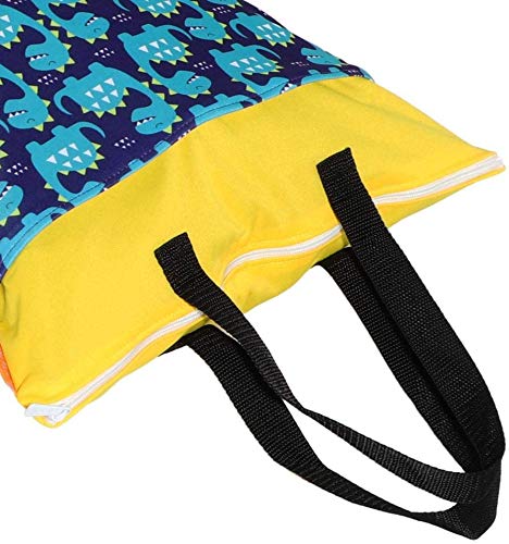 40 x 70 Waterdichte wasbare natte droge tas grote capaciteit luier opslagtas met handvat voor zwembroek ondergoed #1 5