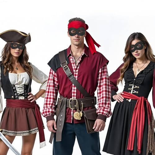 4PCS Black Eye Mask Kostuum Halloween Superheld Masquerade Half gezicht maskers, lederen held masker accessoires voor Halloween Party Cosplay Dress Up 5