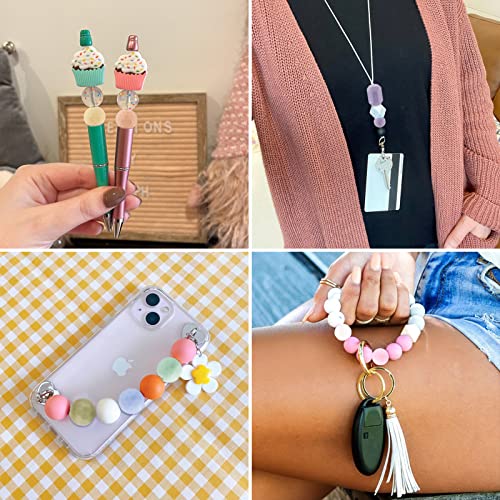 74 st. Abacus & Columbus Siliconen kralen Facet Ronde Rubber kralen 19 Styles Verschillende Siliconen Spacer Kralen Focal Kralen voor DIY armband sieraden Makin 3