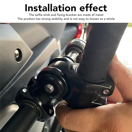 Motorfiets Selfie Stick Handvat Montage Bracket Aluminium Camera Motorfiets Fietshouder beugel met verstelbare hoek voor X3 ONE X2 ONE R voor actie 3 2 3