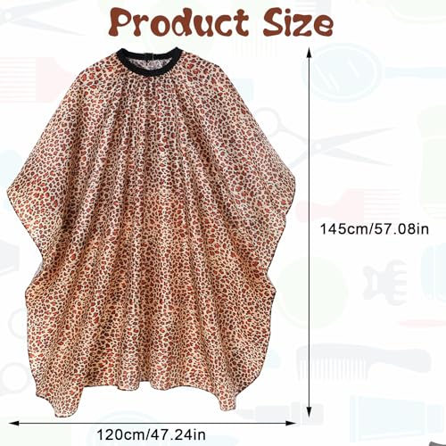 Salon Cape, Professionele Haarsnijgereedschappen Waterdichte Kapper Kit Barber Stylist Barber Lichtgewicht Cape Hair Cutting Tool met verstelbare neklijn, Multicolor, L, Multicolour 4