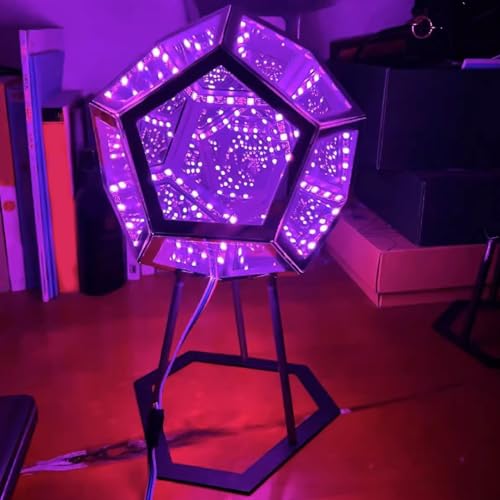 Dodecahedron Nacht Licht Dodecahedron Kleur Kunstmatig Licht Gaming Licht LED Nachtlamp voor kinderen kamer slaapkamer woonkamer bedzijde tafel 3