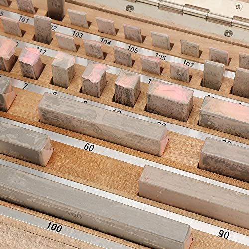 47-delige meetblok, goed slijpvermogen Auge blokset Meetblok met doos voor werkplaatskalibreringsarmaturen voor dimensionale metrologietoepassingen 3