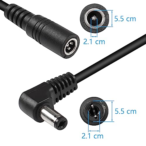 DC splitterkabel, 1 stopcontact tot 4 stekkers, 5,5 mm x 2,1 mm, 12 V DC verlengkabel, splitteradapter voor CCTV bewakingscamera, LED striplamp etc. (1 tot 4) 4