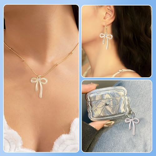 Bowknot Charms Bow Dangle Charms Bow Tie hangers voor ketting armband oorbellen DIY Craft Supplies 5