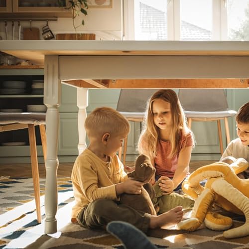 8 stuks White Deur Wedge, 3 x 5 cm, Small Deur Wedge, Multifunctionele Deur Wedge, Non-Slip met 4 Non-Slip Strips, ABS Wedges, Plastic, voor het nivelleren van Uneven Tafels, Ladenkast, Meubilair 4