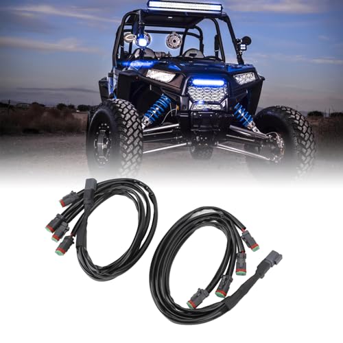 DT bedrading adapter, krachtige DT bedrading adapter splitter voor LED Light Bar, LED Cubes, LED werkverlichting (4 tot 1) 5