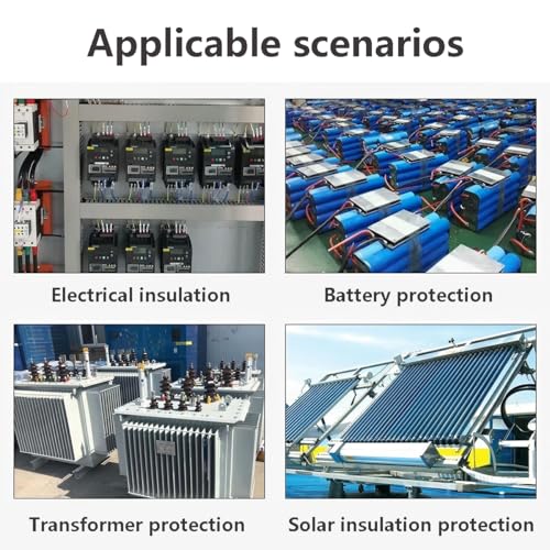 Verpakking van 100 Fiber Discs, M5 x 10 x 1mm Red Steel Fiber Washers, O Ring, Flat Fiber Washers 5