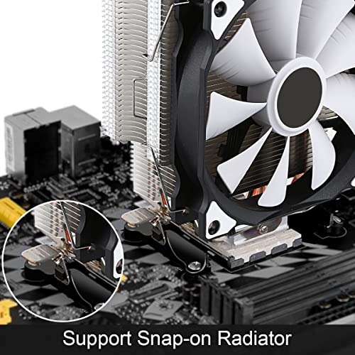CPU Ventilator Bracket voor AM4 Backplate, 3 Pairs Heat Sink Holder Montage Bracket voor Hook Type Air Cooled of gedeeltelijk Water-Cooled Radiatoren, CPU Ventilator Houders voor AMD 3