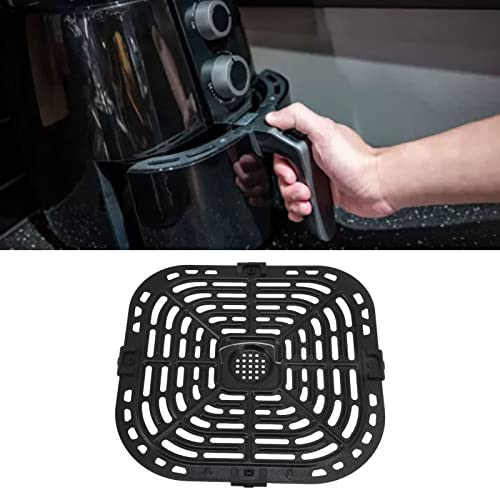 Vervanging Grill Pan voor lucht friteuse, 304 Roestvrij staal vervanging slijpplaat voor lucht friteuse, 24x23cm/9.4x9in, Accessoires voor lucht friteuse 3
