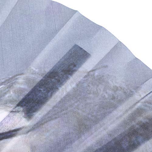 Zwarte schedel opvouwbare waaier Bamboe Kung Fu Fan voor Festival Decoratie Cadeaus met Opbergzak Professionele Accessoires voor gebruik 3