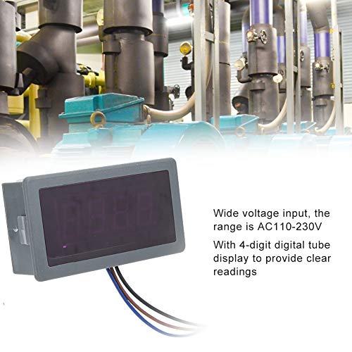 Digitale snelheidsmeter, display hoge meting 220V AC Tachometer 4-digit buis en detectoren Nauwkeurigheid AC220V