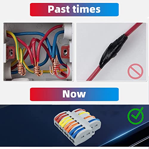 SPL-84 Connecting Terminals Compacte Plug Terminals instellen Quick Cable Connector met bevestigingsschroeven (8 stuks, 4-in-8 uit) 4