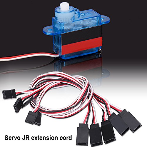 5Stuks Servo Kabels, 30cm 3-Pin Servo Extension Cable Cord Core Wire RC accessoire voor JR/FUTABA 3