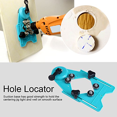 4mm-80mm Hole Finder verstelbare Boor Bit Keramische / Glas / Marmer Hole Saw Guide Sucker Base Locator