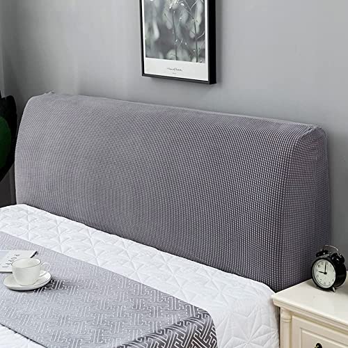 Headboard Cover voor Bed Stretch Headboard Cover Stretch Headboard Cover Stretch Headboard Cover voor gevoerde Headboard Cover 200-220cm Donkergrijs