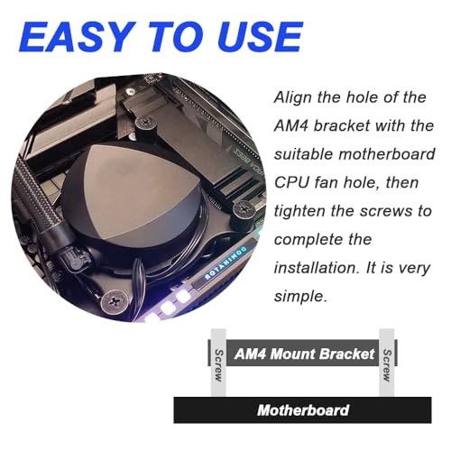 LGA 1700 Bracket Kit upgrade voor NZXT Kraken Z73 Z X AIO Coolers, Floe en Water 3.0 AIO Series Cooler, CL-O032-PL00BL-A 4