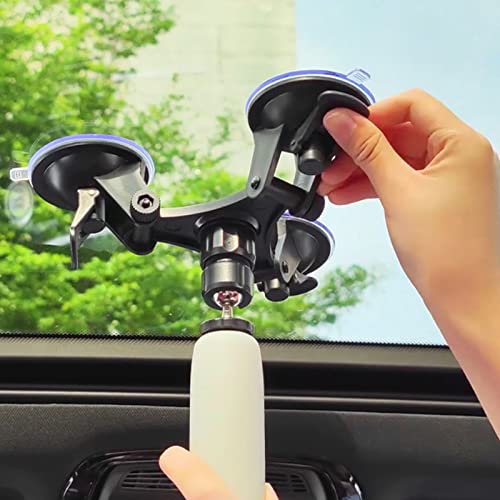 Tripod Zuigbeker Triple Cup DSLR Camera Professional Car Mount voor actiecamera's en mobiele telefoons 4