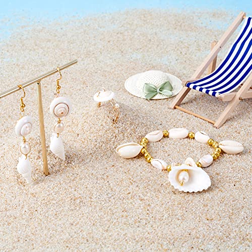 210st/doos Natuurlijke Shell Hangers Kralen 7 Style Ocean Beach Seashell Charms Geborstelde Shell Kralen voor ketting armband Wind Chimes Vis Tank Home Party 5