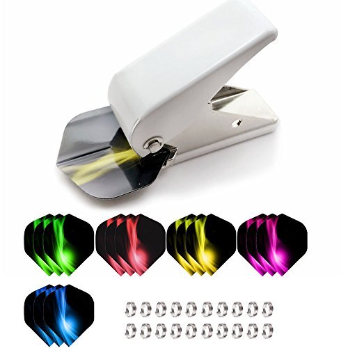 Vlucht ponser met dart vluchten set en as veer ringen set - slot machine vluchten accessoires