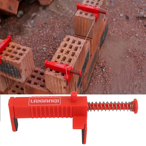 2 st. Brick Liner Runner Wire Lade Masonry Tool Fixer voor gebouwstructuren(Rood) 4