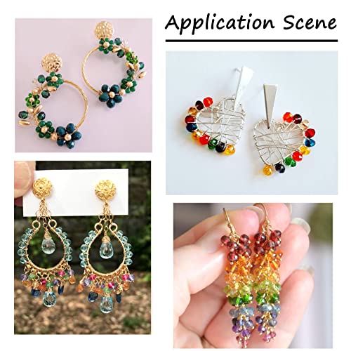 300st 8mm gefacetteerde kristallen glazen kralen, 10 kleuren Rondelle Briolette Spacer Kralen voor doe-het-zelf Sieraden maken 5