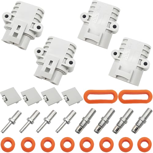 50 A 600 V Battery Connector Plug (2 Set) - Quick Connect Battery Connector Quick Connector Plug voor Airconditioning, Campers, Caravans