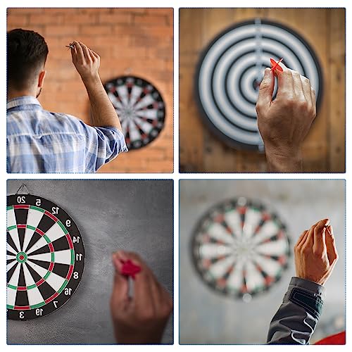 Dart Flight Protectors, aluminium dart accessoires Wing Savers voor stalen en plastic vluchten - 9 Pack (zwart) 5