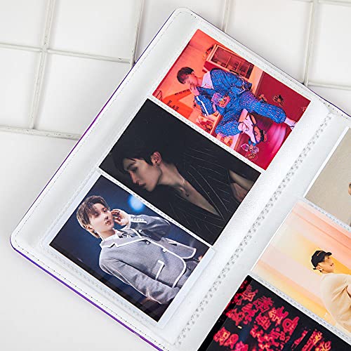 96 Pockets 3-inch film portemonnee PU lederen fotoalbum Compatibel met Fujlfilm Instax Mini Instant Film (Rainbow) 5