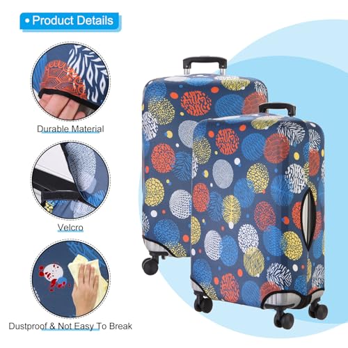 Bagagehoesjes, geschikt voor 52-24 inch Wasbare Elastische Suitcase Cover Beschermers, Scratch-Resistant Travel Bagagehoes voor Koffer, Vakantiereis, Multicolor 3